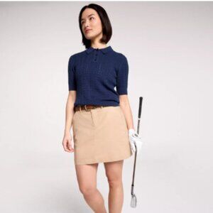 Walter Hagen Women's Clubhouse Short Sleeve Sweater Golf Polo NWT XXL